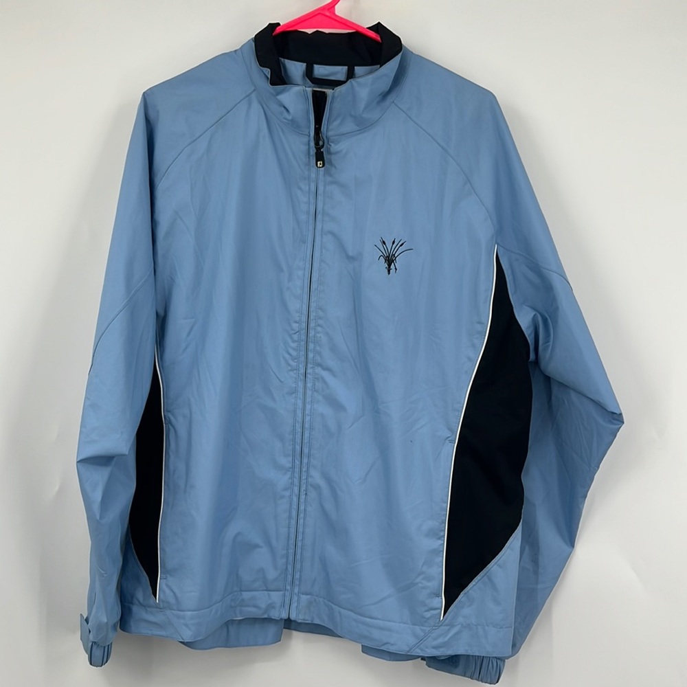 Womens FJ Footjoy Blue Zip Up Jacket Large